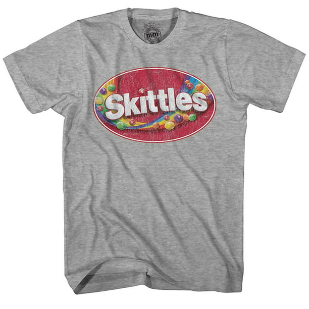 Skittles Logo Men's Adult Graphic T-Shirt 191685036269