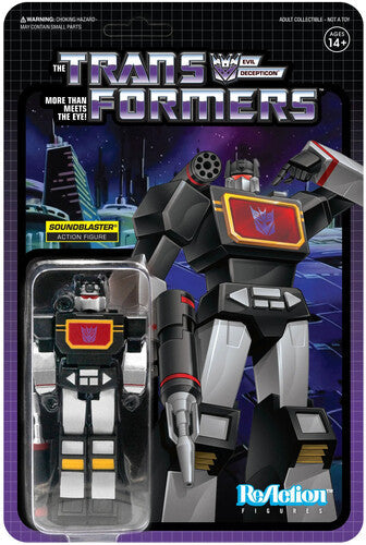 Transformers Soundblaster Super7 ReAction Action Figure