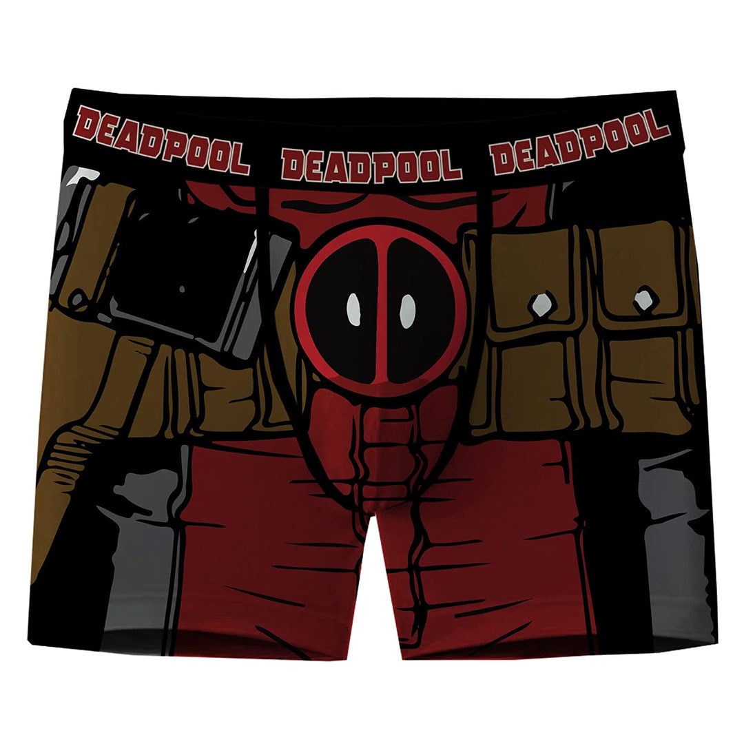 Marvel Deadpool Briefs for Men (Black)