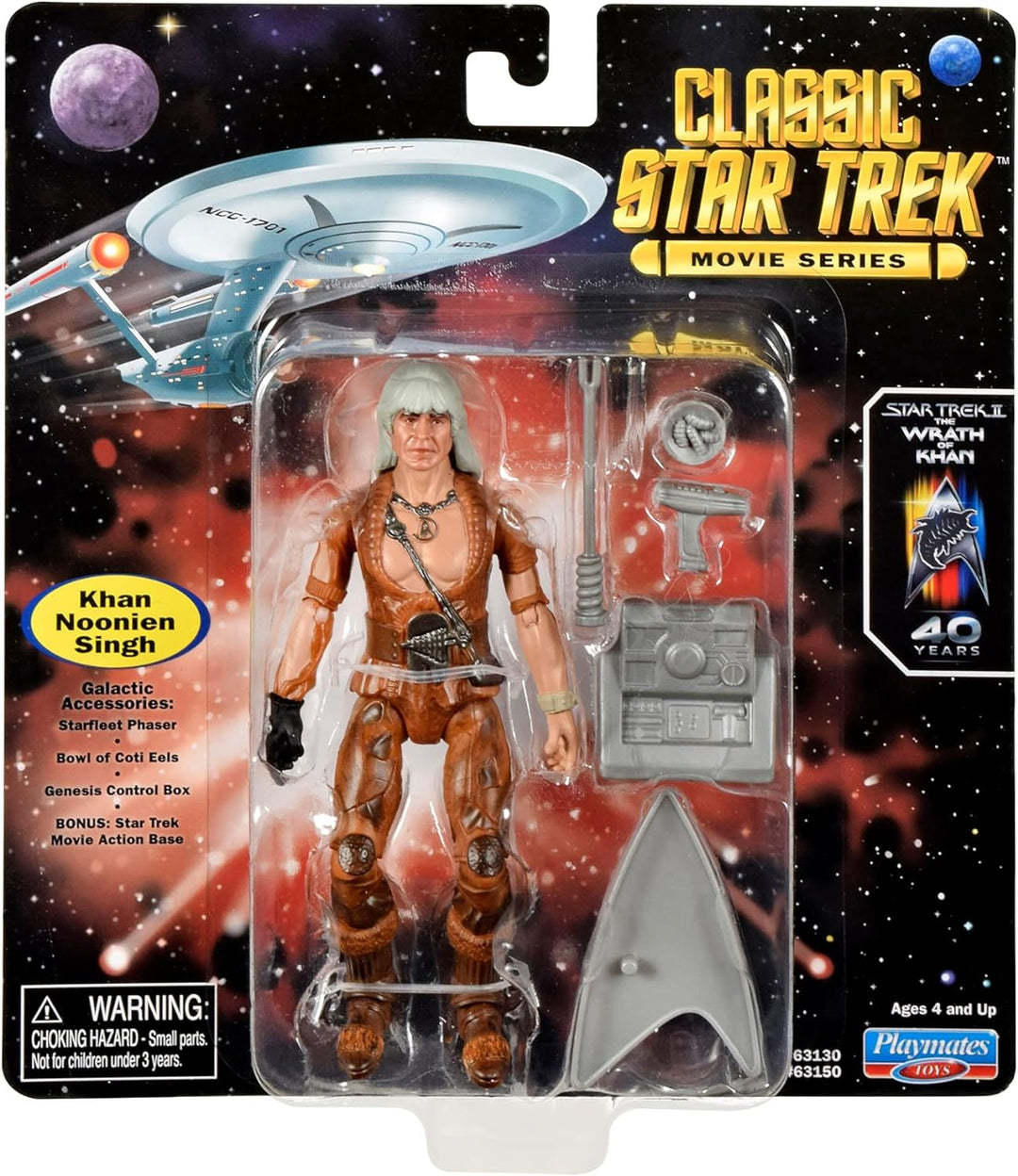Star Trek Classic Star Trek Wrath of Khan Khan 5-Inch Figure Product Image