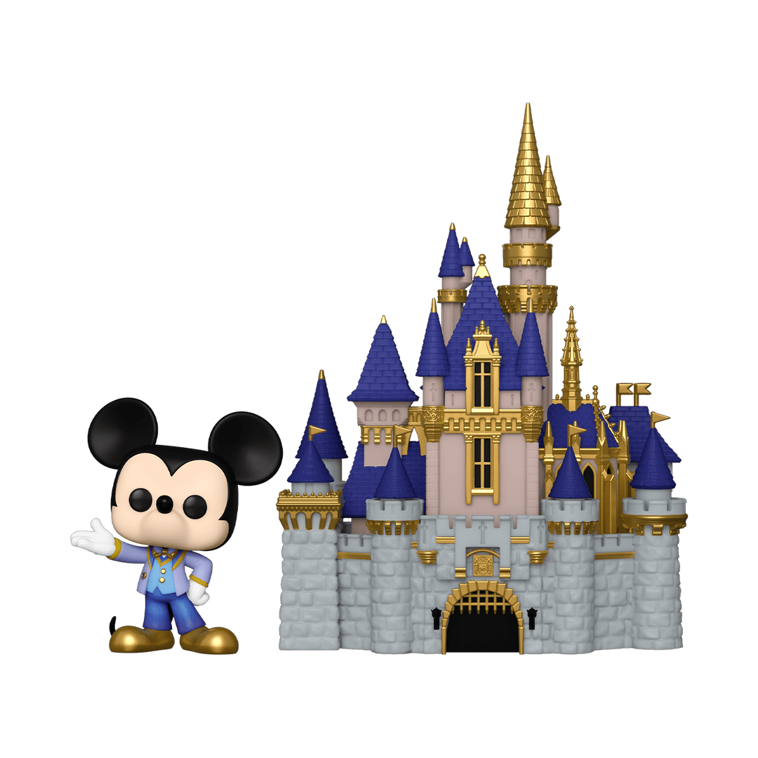 FUNKO POP! TOWN: Walt Disney World 50th: Cinderella Castle and Mickey Product Image
