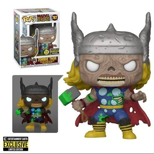 Funko Pop! Marvel: Zombies - Zombie Thor Glow-In-The-Dark (EE Exclusive) Product Image