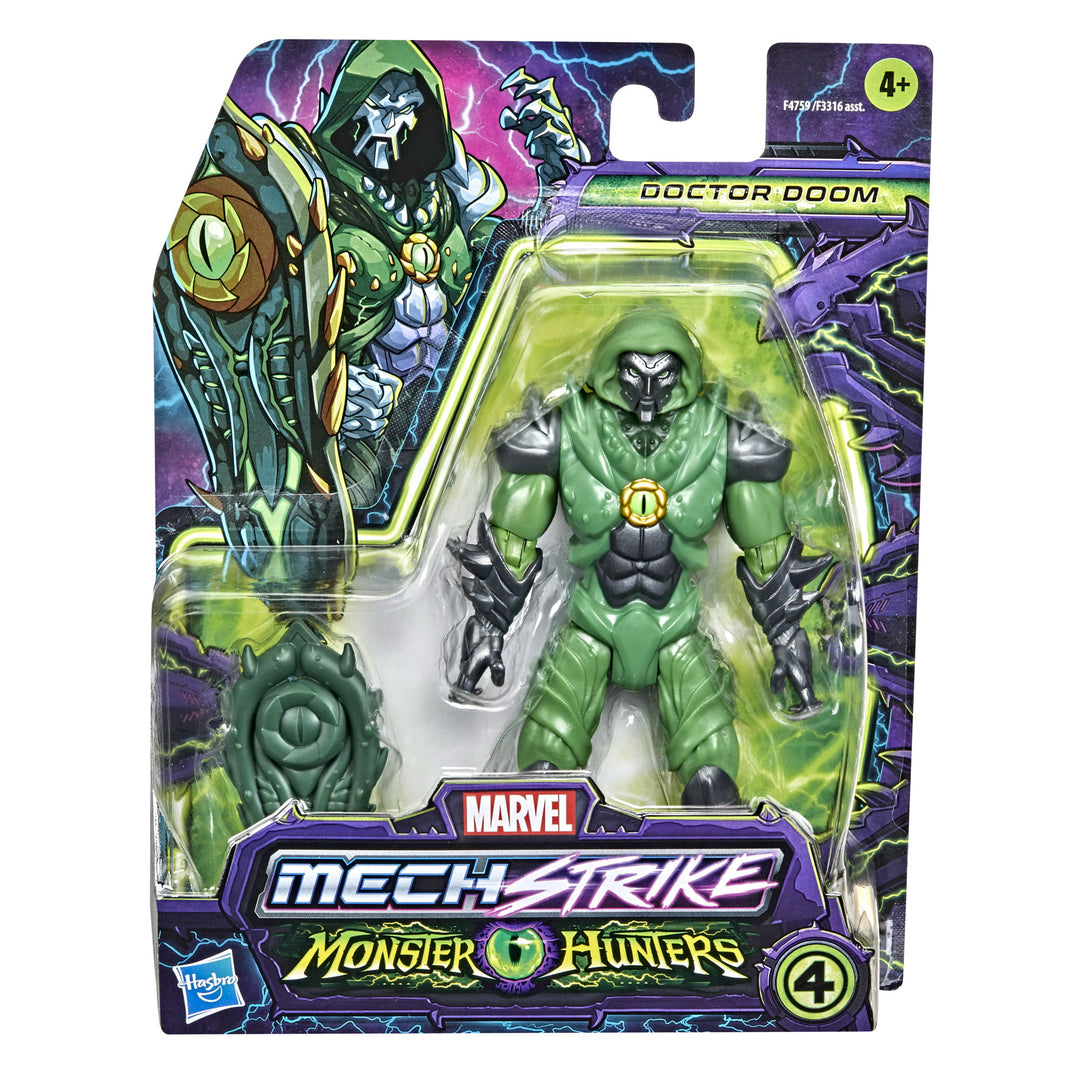 Marvel Avengers Mech Strike Monster Hunters Doctor Doom Toy - 6-Inch-Scale Action Figure with Accessory Product Image