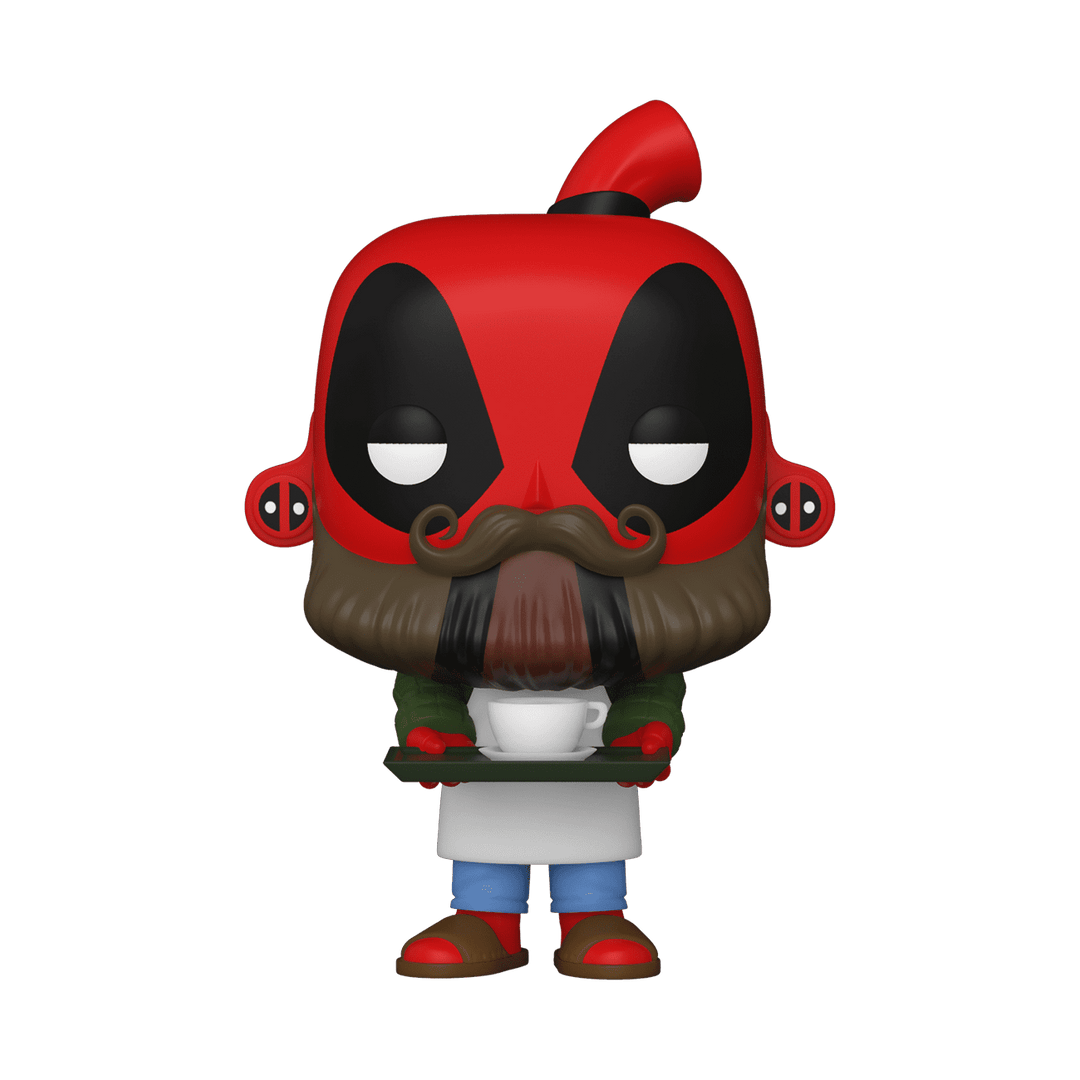 Funko Pop! Marvel: Deadpool 30th Anniversary - Coffee Barista Product Image