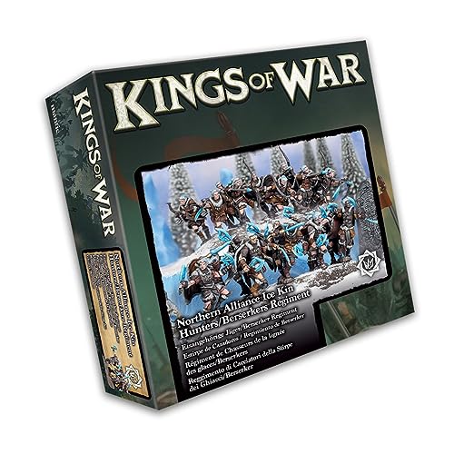 Kings of War: Northern Alliance Icekin Hunter/Berserker Regiment 5060924982467
