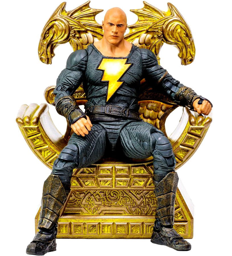 McFarlane - DC Black Adam Movie 7 Figures - Black Adam Variant With Throne Product Image