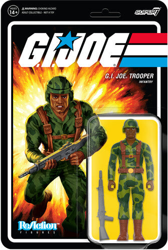 Super7 - G.I. Joe Reaction Wave 4 - Trooper Clean Shaven (Brown) Product Image