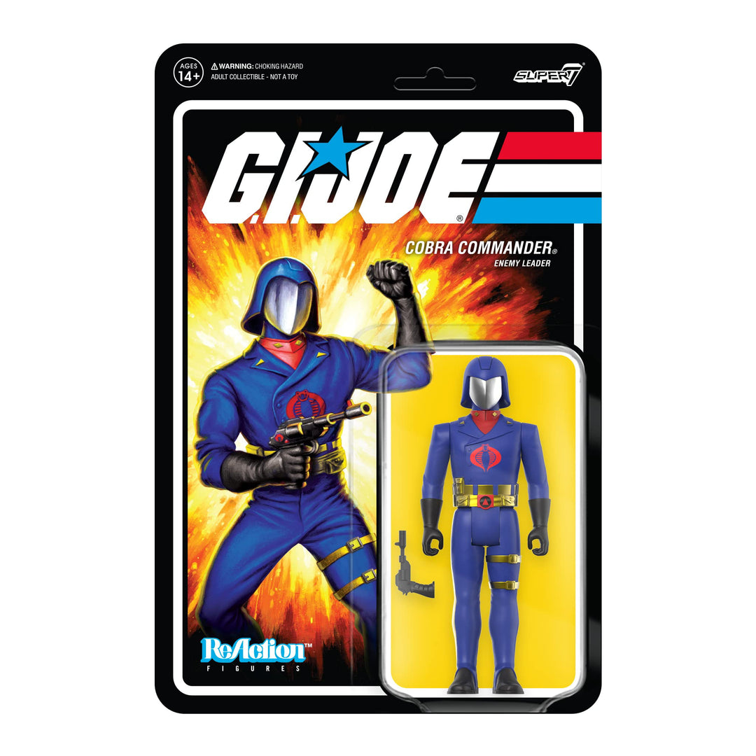 Super7 - G.I. Joe ReAction Figures Wave 3 - Cobra Commander (Toy Colors) Product Image