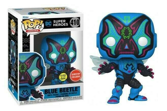 DC Comics Dia De Los DC Blue Beetle GITD Pop! Vinyl - Excl.