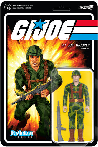 Super7 - G.I. Joe Reaction Wave 4 - Trooper Clean Shaven (Pink) Product Image