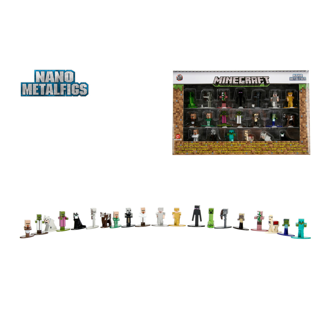 Jada Toys Minecraft 20-Pack Nano Metalfigs Product Image
