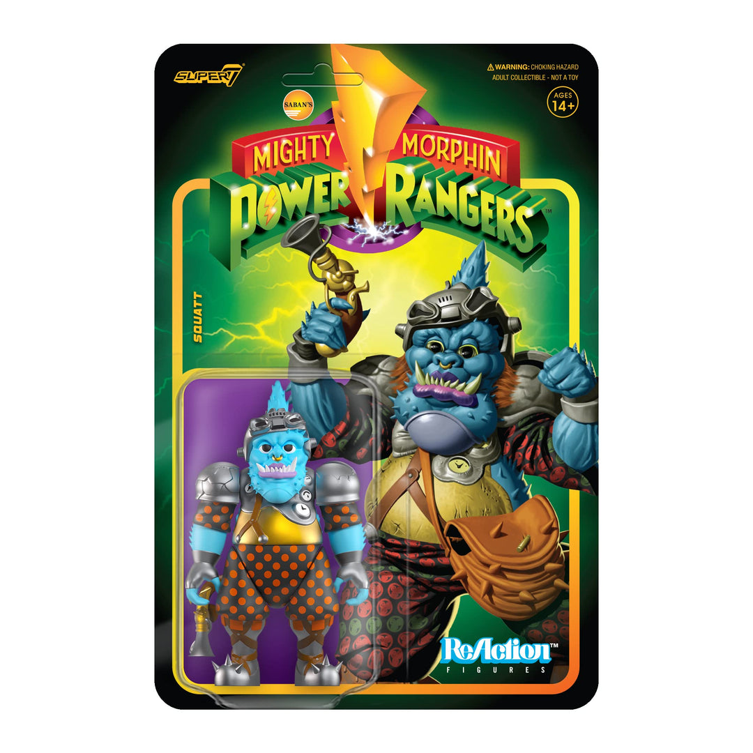 Super7 - Mighty Morphin Power Rangers ReAction Figure Wave 3 - Squatt Product Image