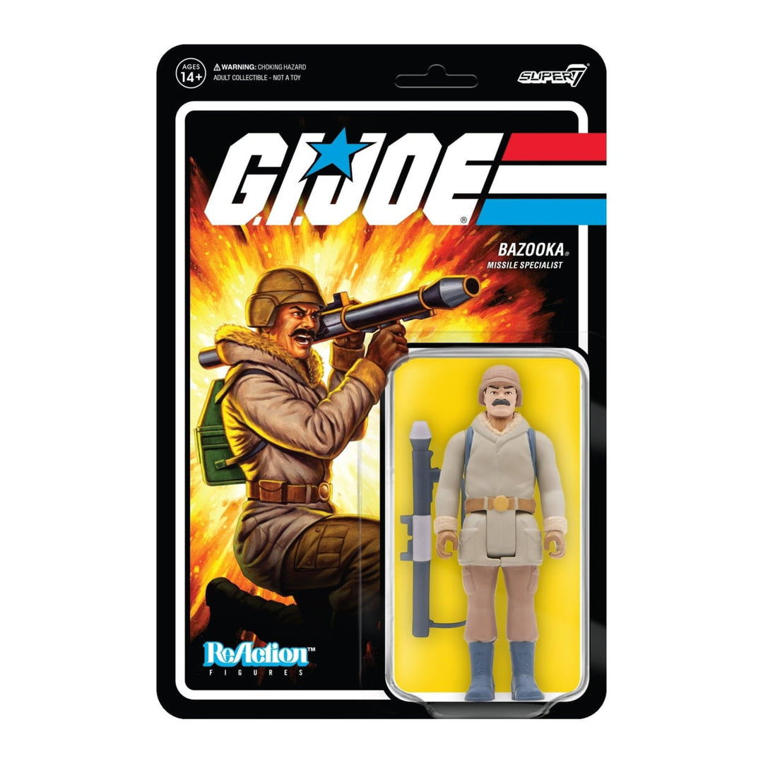 Super7 - G.I. Joe ReAction Figures Wave 2 - Bazooka (Arctic) Product Image