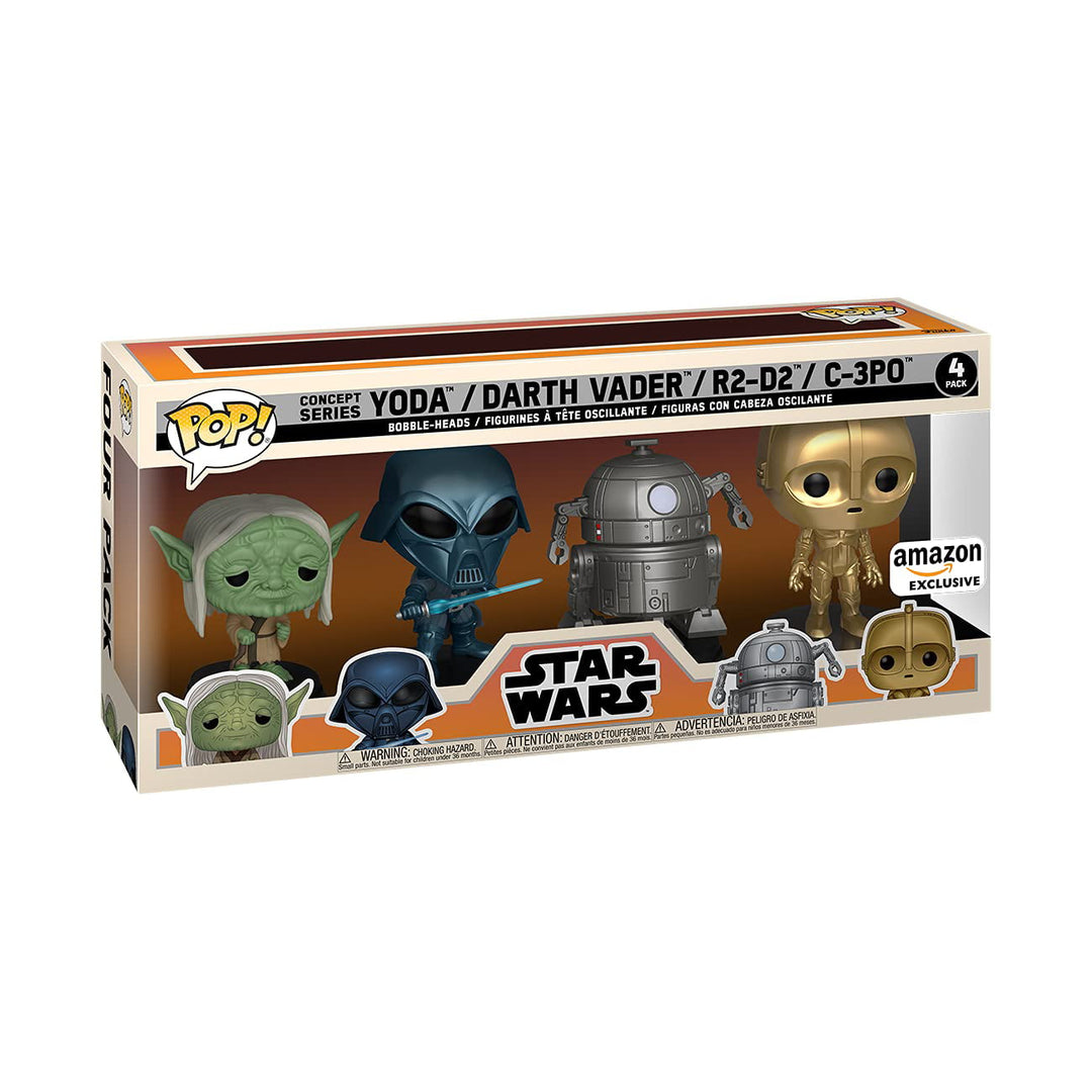 Star Wars: Concept Series Pop! Vinyl 4-Pack - Exclusive