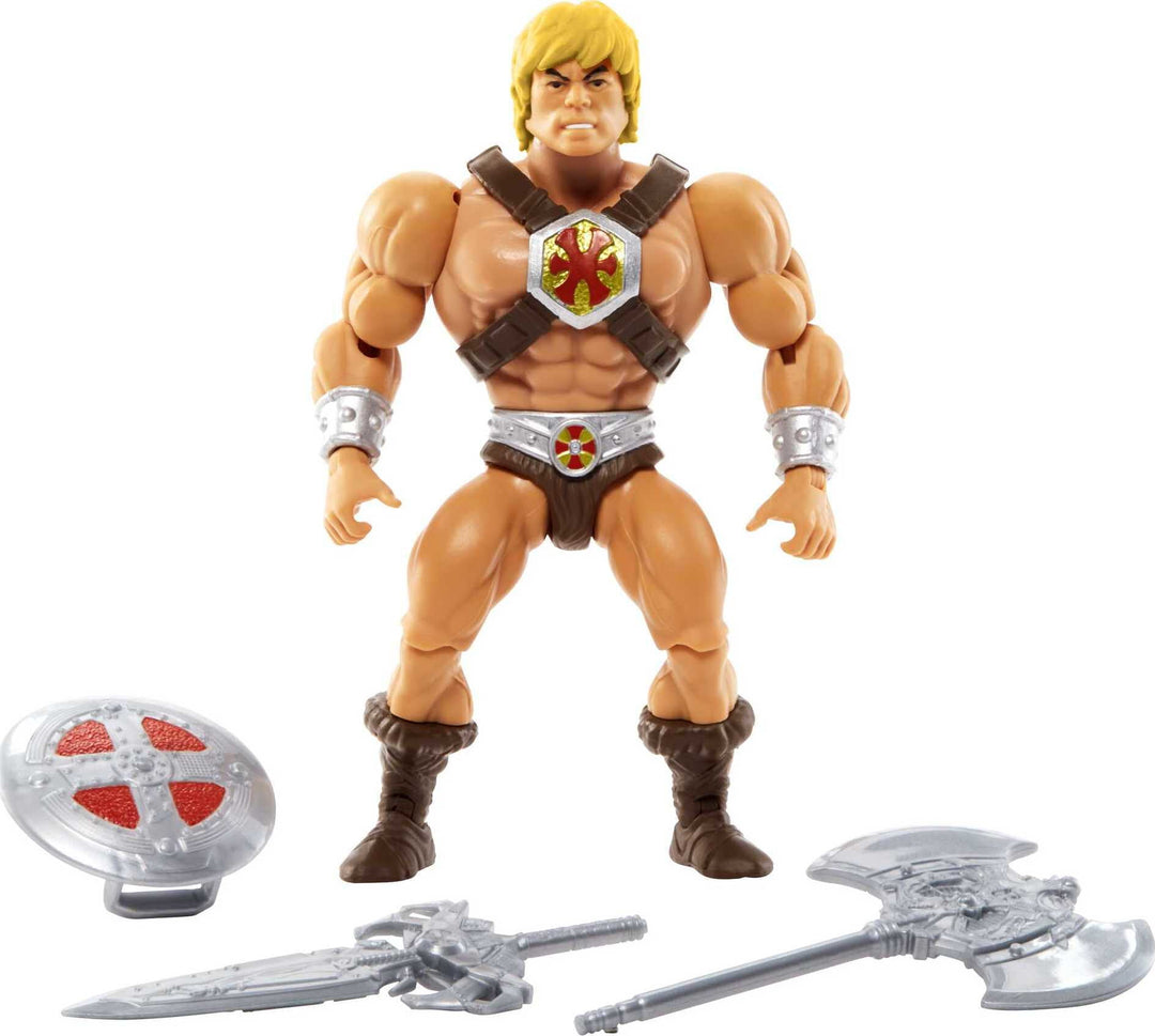 Masters of the Universe Origins He-Man Action Figure with Mini Comic Book Product Image