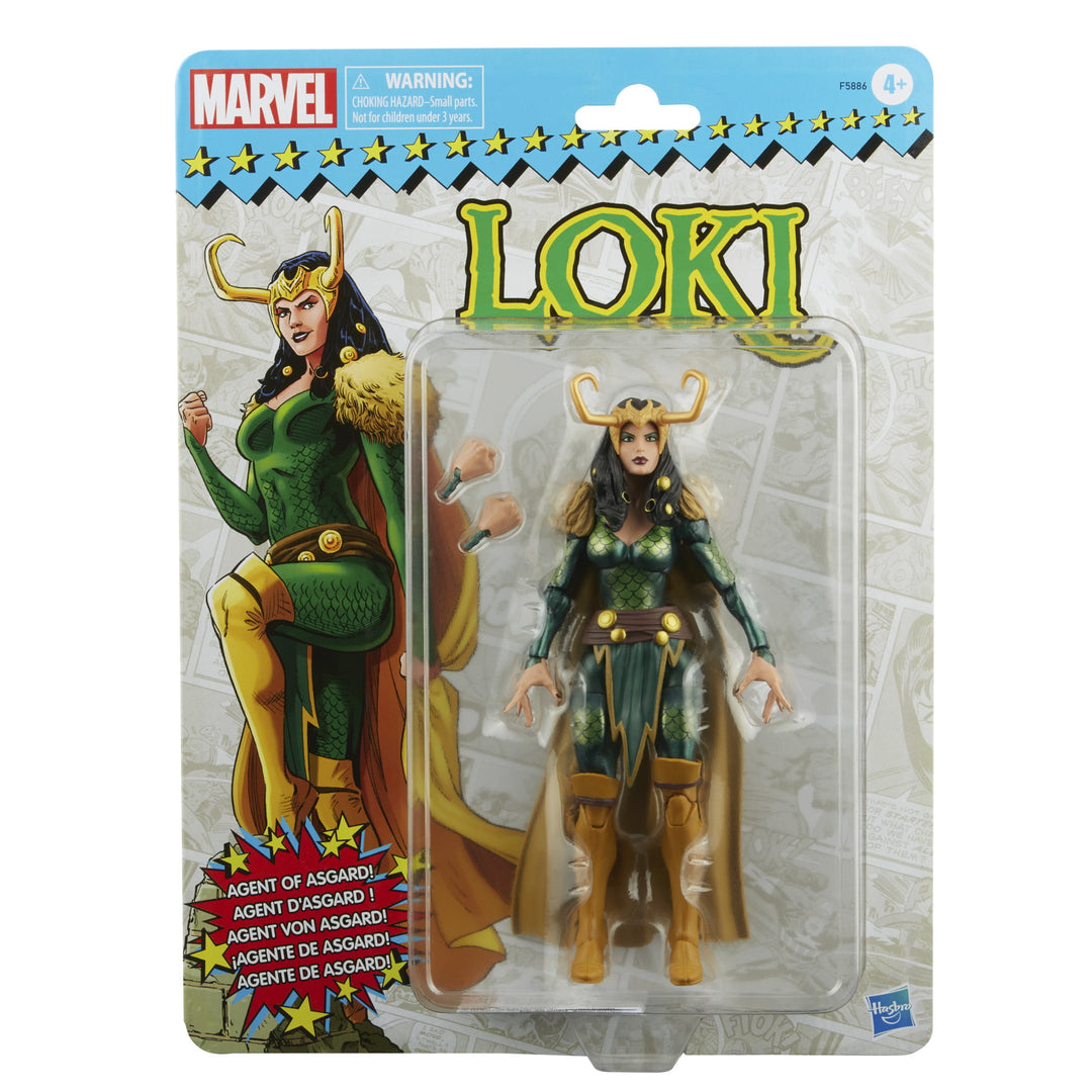 Marvel Legends Series Loki Agent of Asgard 6-inch Retro Packaging Action Figure Product Image