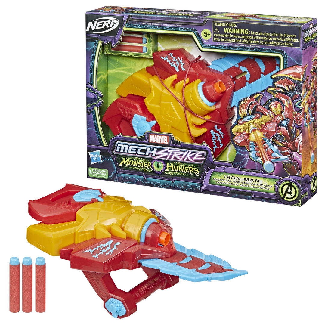 Marvel Mech Strike Monster Hunters Iron Man Monster Blast Blade Product Image