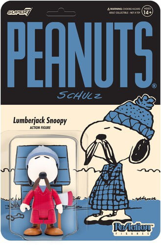 Super7 - Peanuts ReAction Figure Wave 5 - Lumberjack Snoopy Product Image