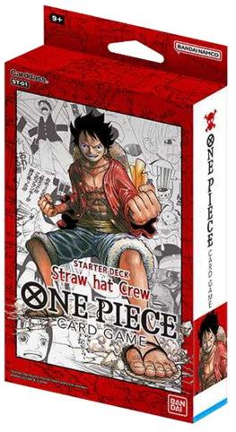 One Piece TCG: Straw Hat Crew Starter Deck Display (6) (ST-01) 811039038373