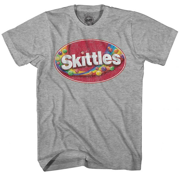 Skittles Logo Men's Adult Graphic T-Shirt 191685036269