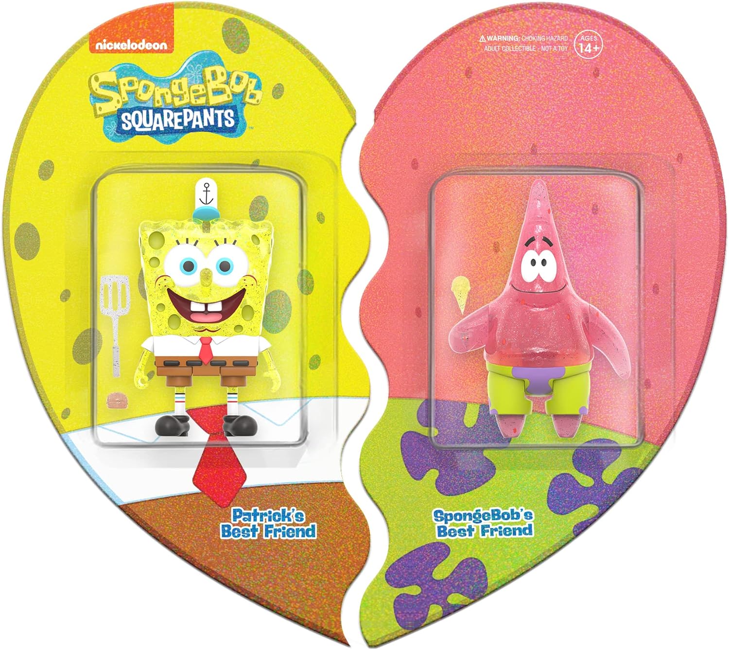 SpongeBob SquarePants Patrick Star Glitter Action Figures