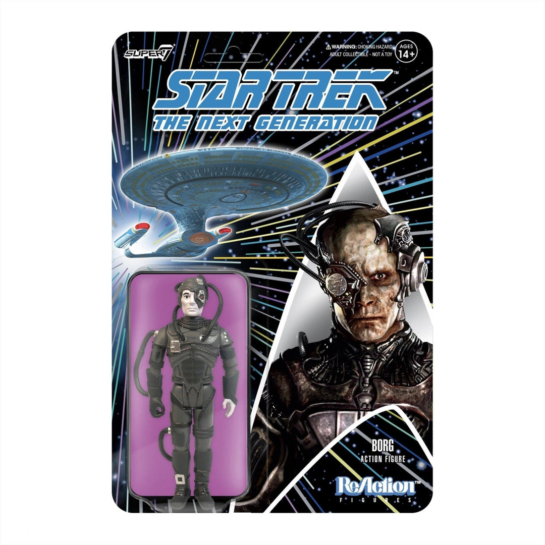 Super7 Star Trek The Next Generation ReAction Borg Alien Collective Action Figure Product Image