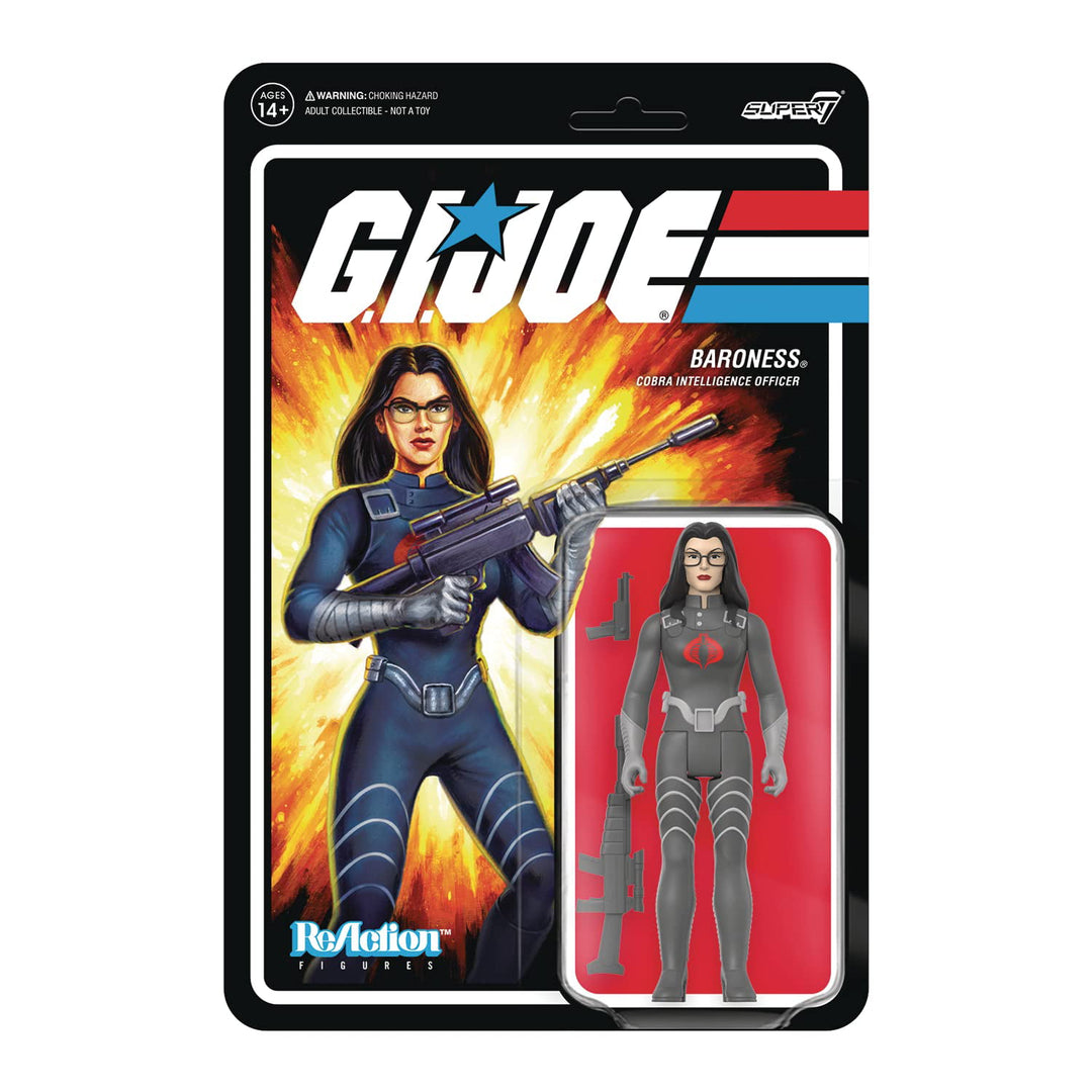 Super7 - G.I. Joe ReAction Figures Wave 3 - Baroness (Cartoon V2) Product Image