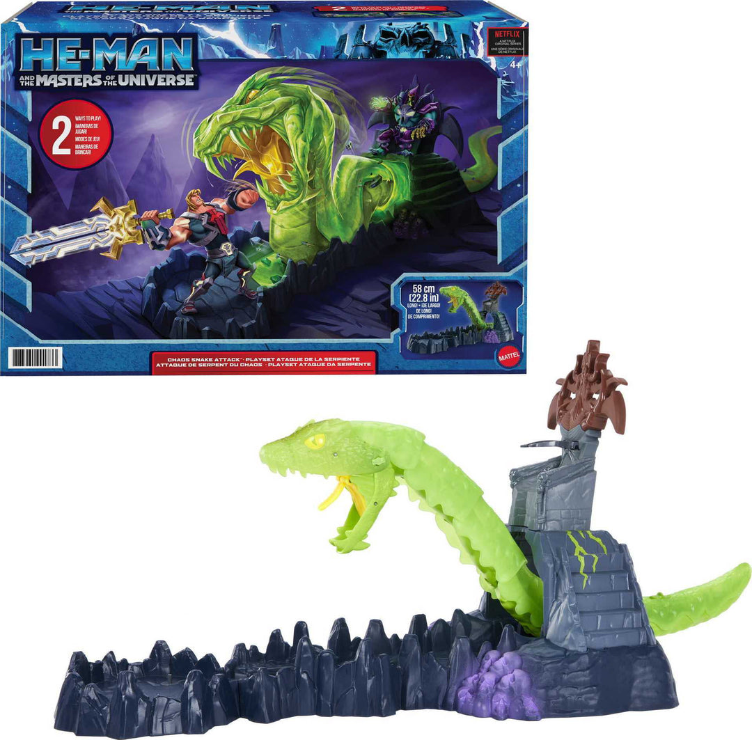 He-Man and The Masters of the Universe Chaos Snake Attack Playset, Skeletor Fortress Product Image