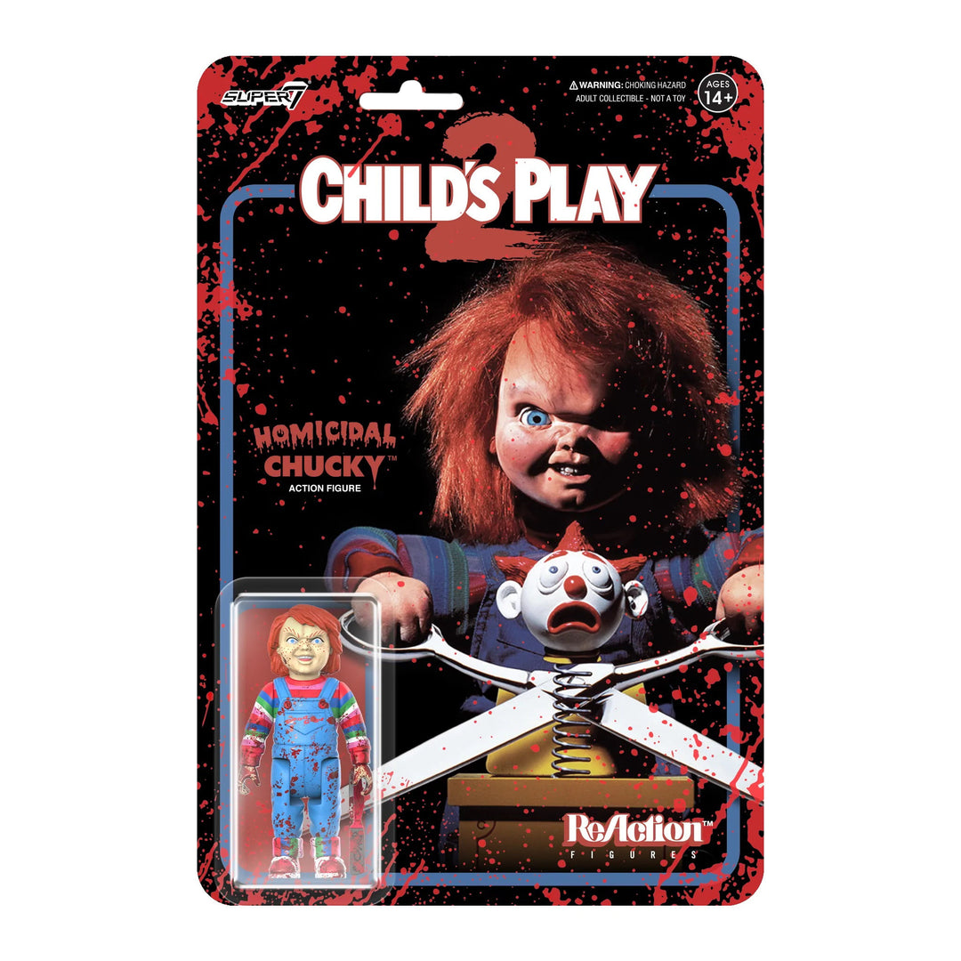 Super7 - Child's Play ReAction Figures Wave 2 - Evil Chucky (Blood Splatter) Product Image