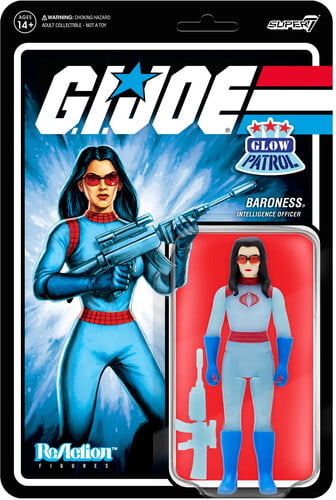 Super7 - G.I. Joe ReAction Figures Wave 1B - Baroness (Glow Patrol) (SDCC Exclusive) Product Image