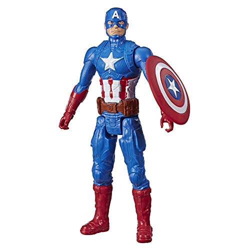 Marvel Avengers Titan Hero Series Blast Gear Captain America Action Figure Product Image
