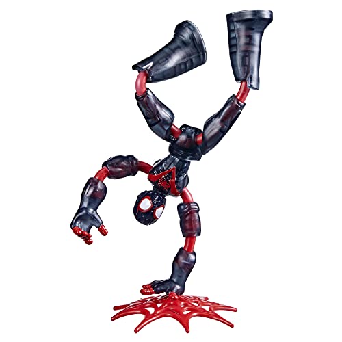 Spider-Man Marvel Bend and Flex Missions Miles Morales Space Mission Action Figure 6-Inch-Scale Bendable Toy Toys for Product Image