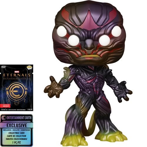 Product Image of Funko Pop! Marvel: Eternals Kro (with Collectible Card) with Pop! Protector