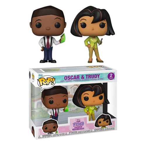 Product Image of Funko Pop! Proud Family Oscar and Trudy Pop! Vinyl 2-Pack - Exclusive with Pop! Protector