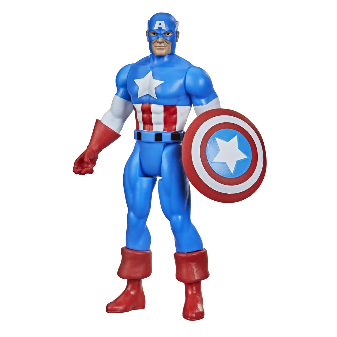 Product Image of Marvel Legends Retro Captain America Action Figure