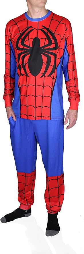 Marvel Avengers Spider-Man Adult Men's Pajama Sleep Set