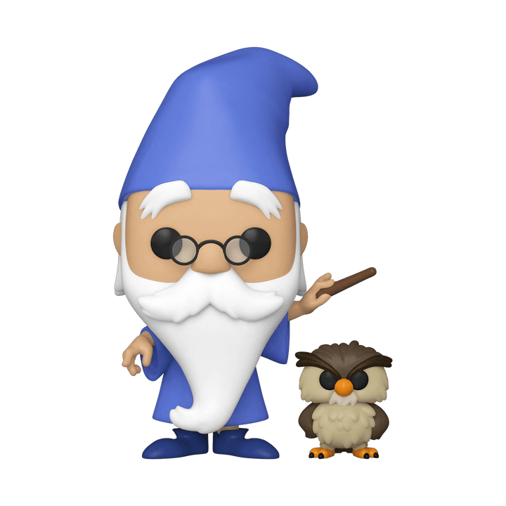 Product Image of Funko Pop! & Buddy: the Sword And the Stone - Merlin with Archimedes Plus Pop! Protector