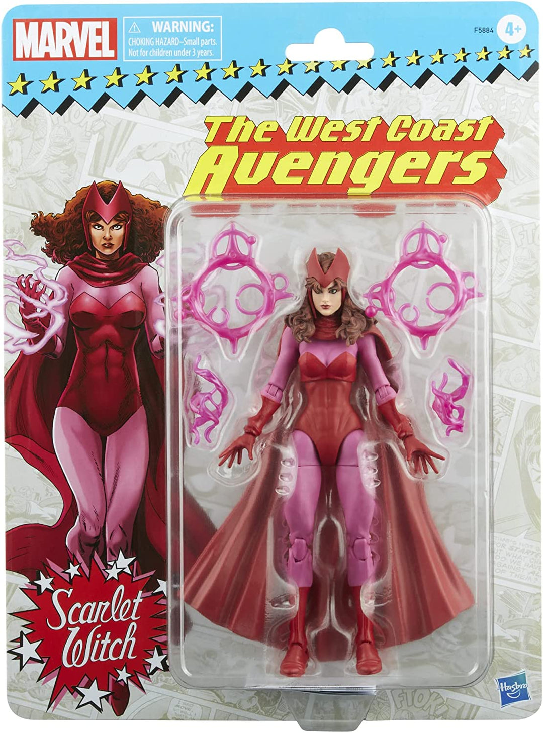 Marvel Legends Retro Scarlet Witch 6-Inch Action Figure Product Image