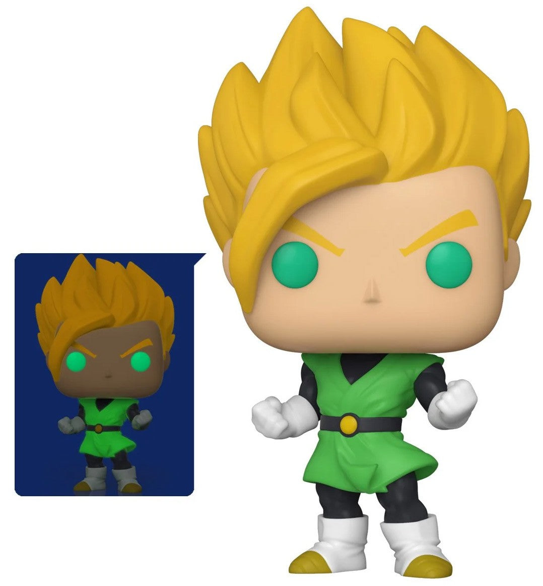 Product Image of Funko Pop! Animation: Dragon Ball Z - Super Saiyan Gohan Glow-In-the-Dark with Pop! Protector
