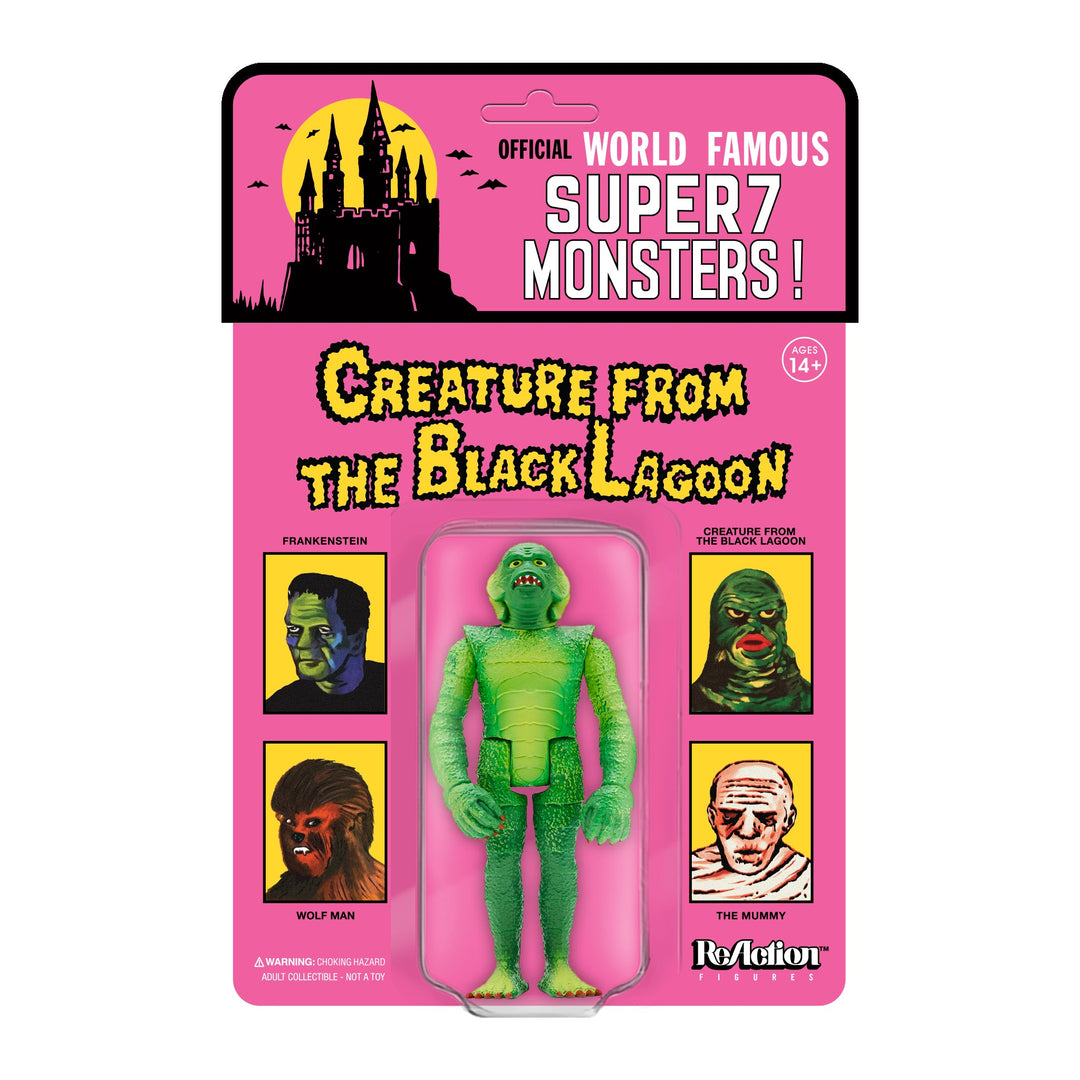 Super7 Universal Monsters ReAction Super Creature (Wide Sculpt on Card) Action Figure Product Image