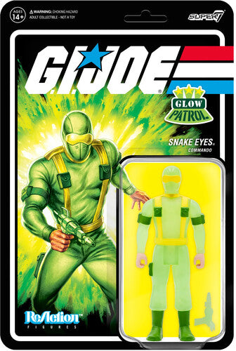 Super7 - G.I. Joe ReAction Figures Wave 1B - Snake Eyes (Glow Patrol) (SDCC Exclusive) Product Image