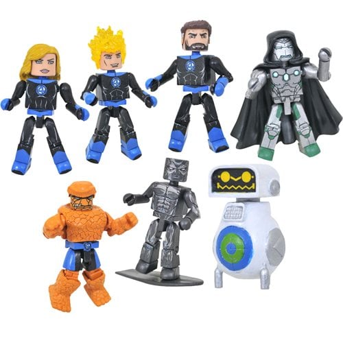 Marvel Minimates Fantastic Four Mini-Figures Deluxe Box Set Product Image