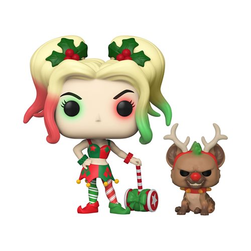 Product Image of Funko Pop! DC Heroes: DC Holiday - Harley Quinn with Helper and Pop! Protector