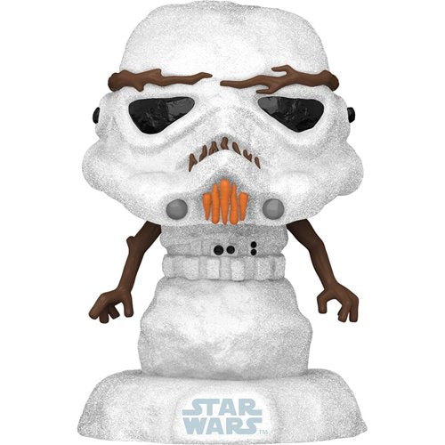 Product Image of Funko Pop! Star Wars Holiday Stormtrooper Snowman Pop! Vinyl Figure with Pop! Protector
