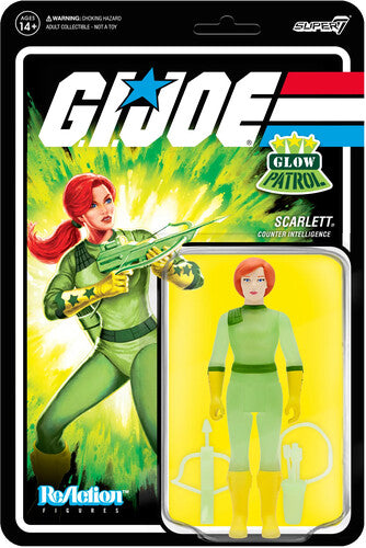 Super7 - G.I. Joe ReAction Figures Wave 1B - Scarlett (Glow Patrol) (SDCC Exclusive) Product Image