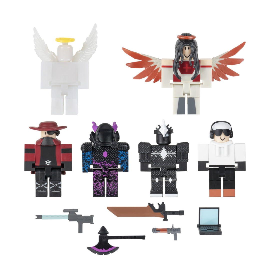 Roblox Action Collection - Tower Defense Simulator: Cyber City Six Figure Pack Product Image
