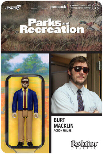 Super7 - Parks And Recreation Reaction Wave 1 - Andy Dwyer (Burt Macklin) Product Image