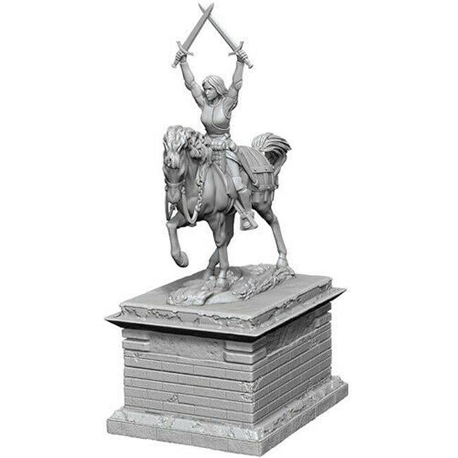 Image of WizKids Deep Cuts Unpainted Miniatures: W12.5 Heroic Statue (See WZK 73864 for available inventory)