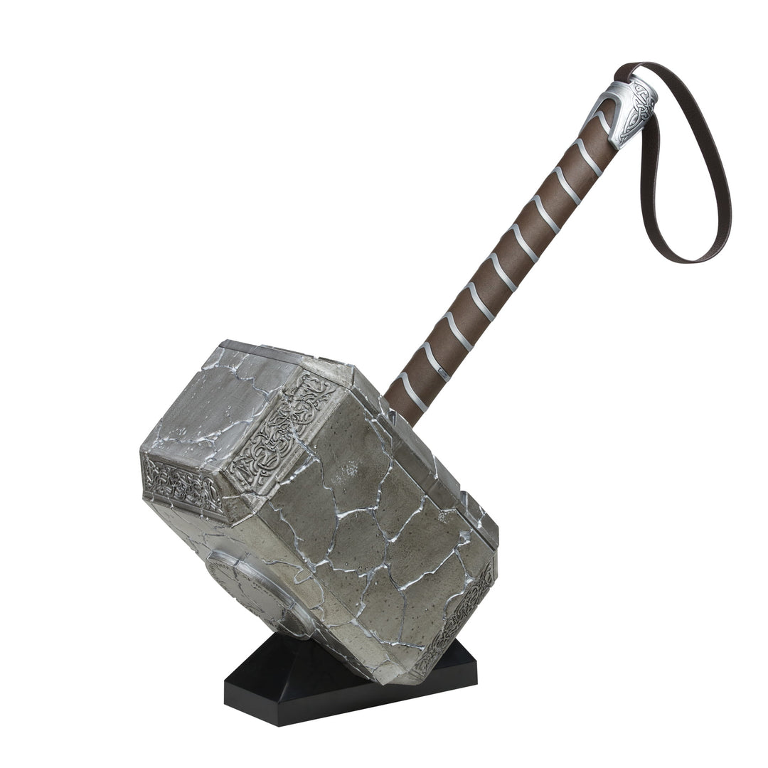Marvel Legends Mighty Thor Mjolnir Premium Electronic Roleplay Prop Hammer with lights and sound FX Product Image