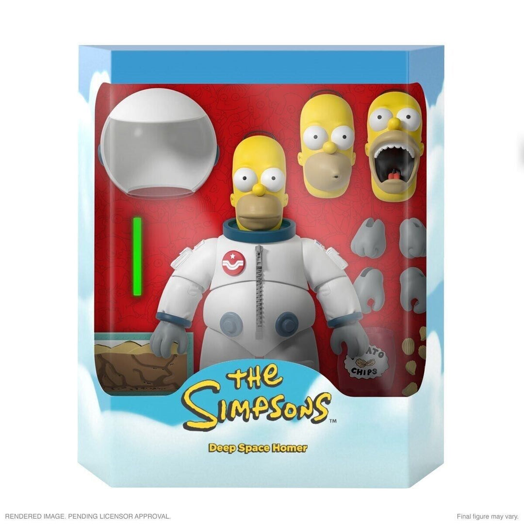 Super7 The Simpsons Ultimates Deep Space Homer Action Figure Product Image